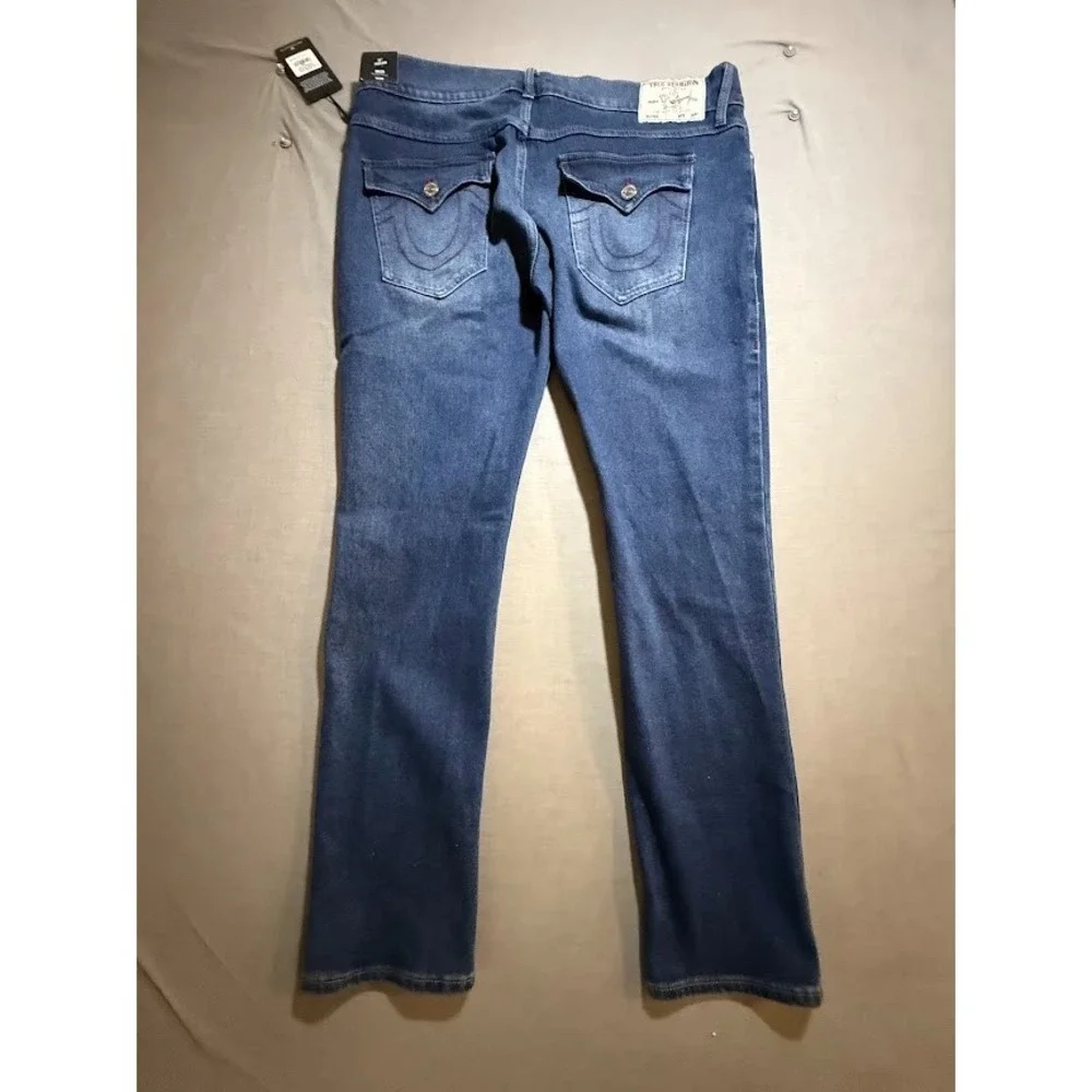 True Religion Rocco Jeans Mens 38 Blue Denim Relaxed Skinny‎ Pocketed Men 38X31.